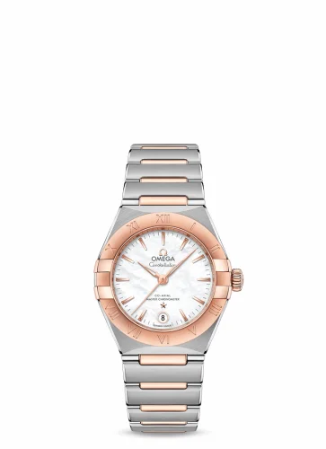 Omega Constellation Manhattan 29 Co-Axial Master Chronometer Stainless Steel / Sedna Gold / MOP 131.20.29.20.05.001 (13120292005001)